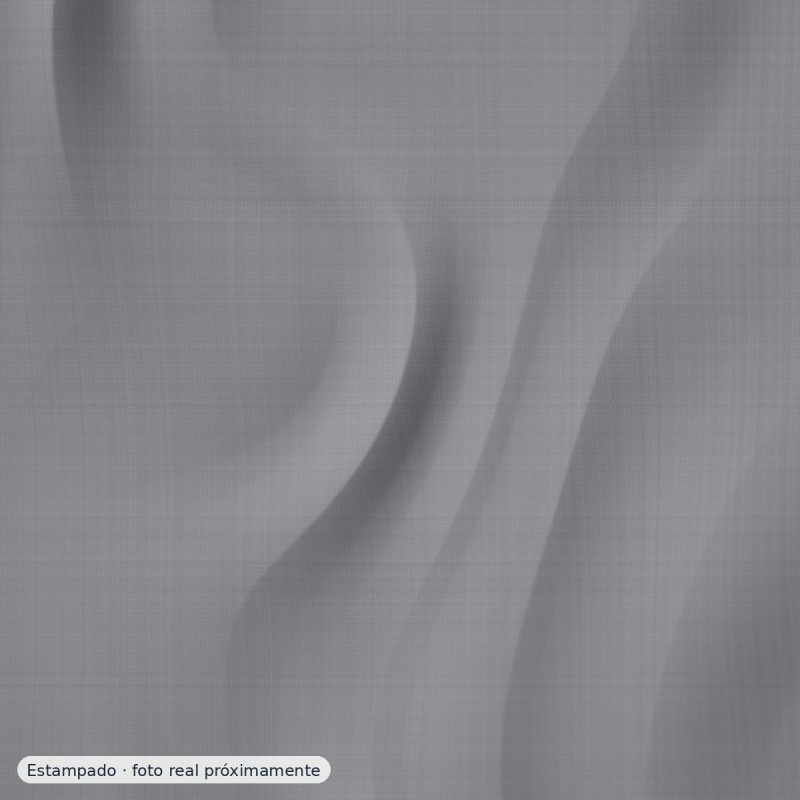 Algodón estampado zig zag gris negro — 100% algodón
