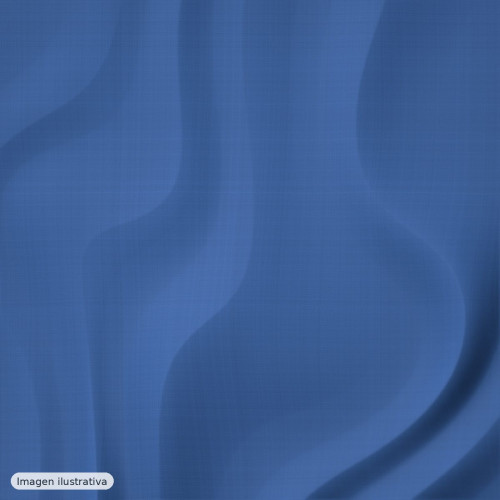 Algodón peinado liso azul — 100% algodón