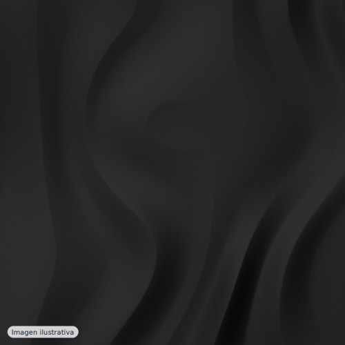 Algodón peinado liso negro — 100% algodón