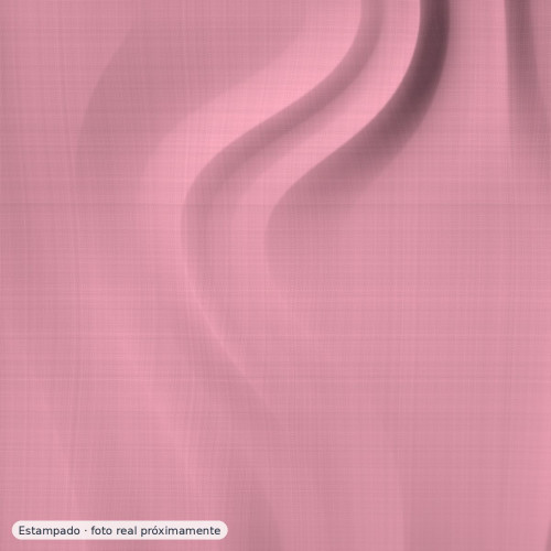 Algodón popelín antimanchas damero rosa naranja — 100% algodón