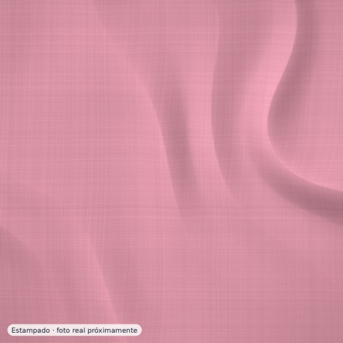 Algodón popelín estampado puntitos rosa — 100% algodón