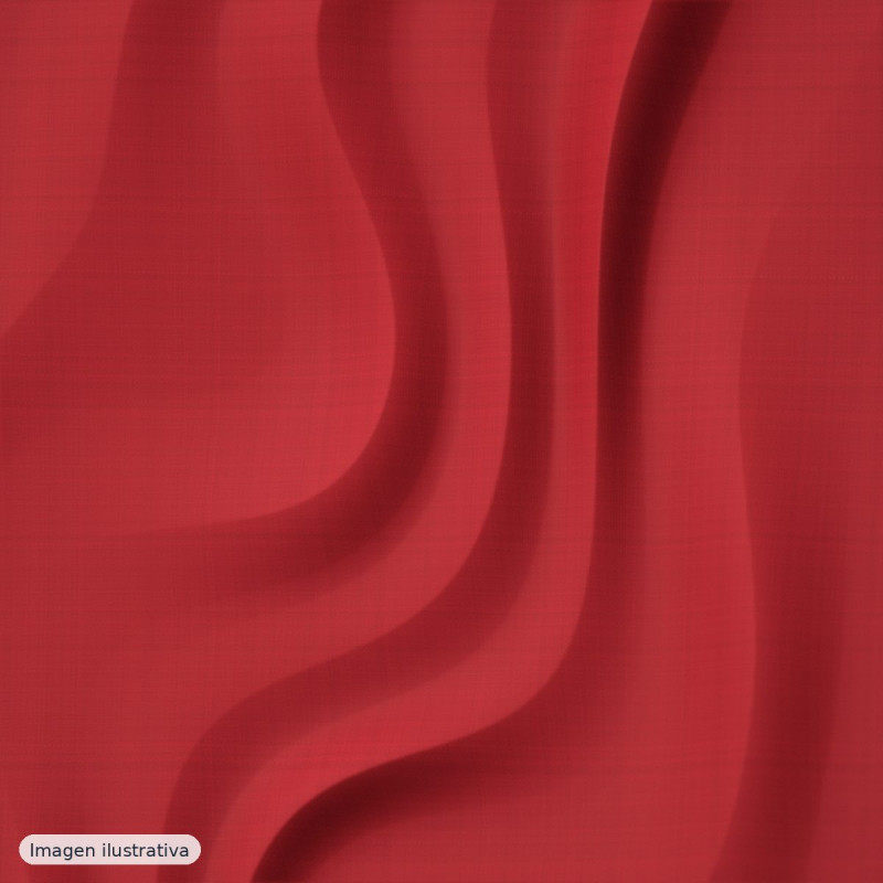 Algodón teflonado grano de saco francés rojo — 100% algodón