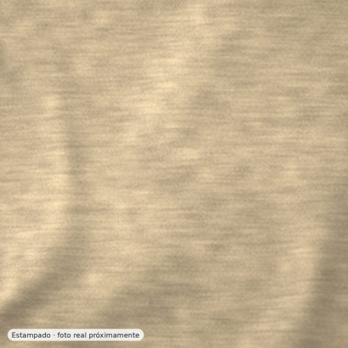 Antelina punto beige grabada con flores — 95% poliéster