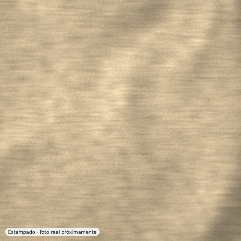 Antelina punto beige grabada con rosas flores — 100% poliéster