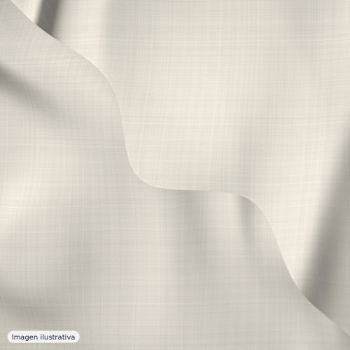 Batista de algodón blanco roto — 100% algodón