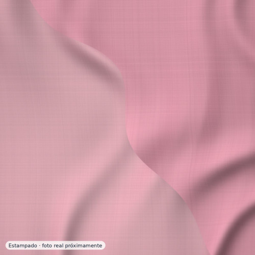 Batista estampada floral rosa orgánico — 100% algodón