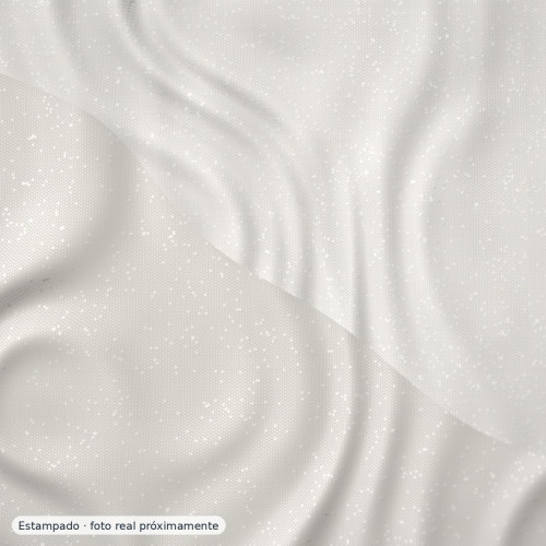 Batista plumeti flocado blanco — 100% algodón
