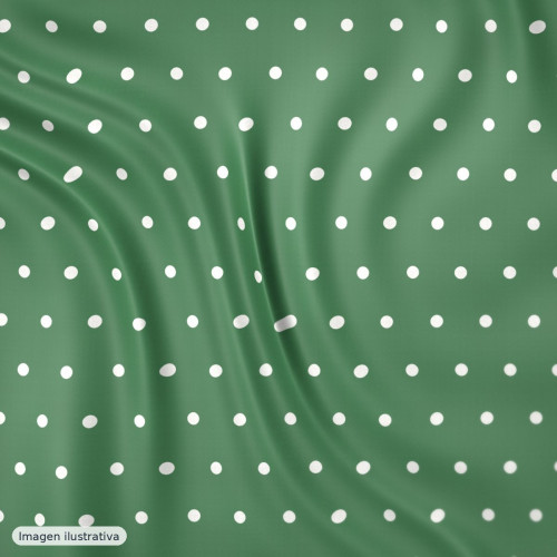 Charmeuse lunar verdes — 100% poliéster
