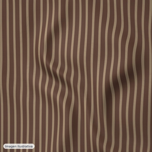 Chester campero rayado marrón beige — 70% viscosa