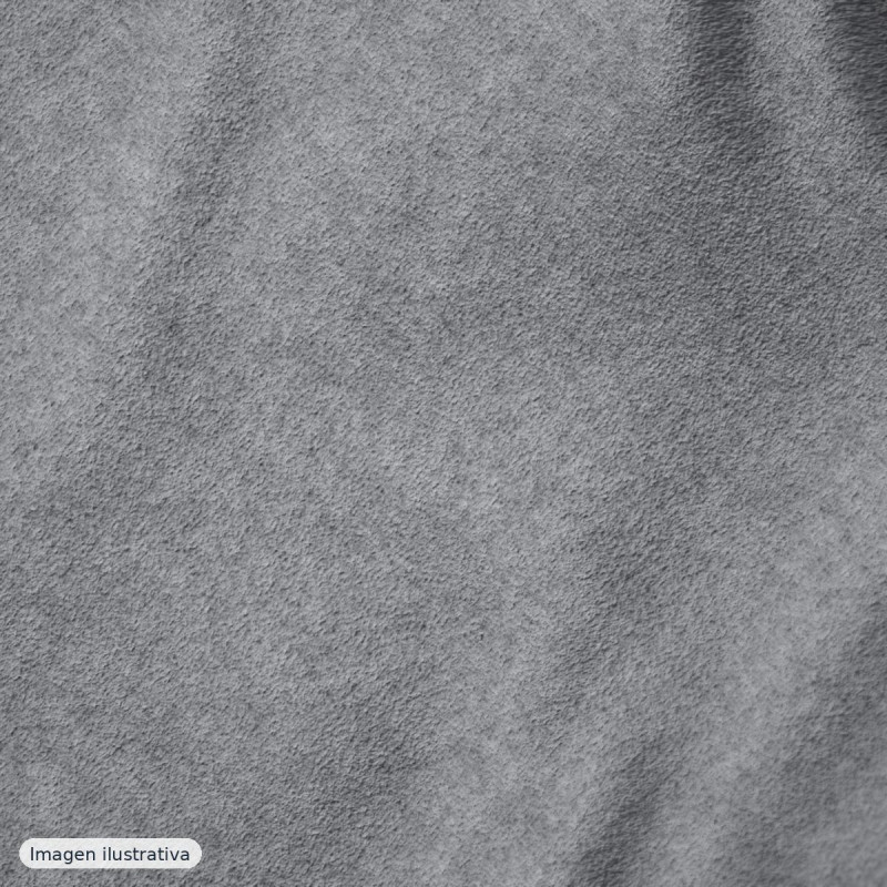 Coralina lisa gris — 100% poliéster