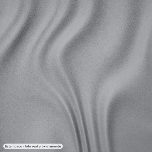 Crep estampado gris — 100% poliéster