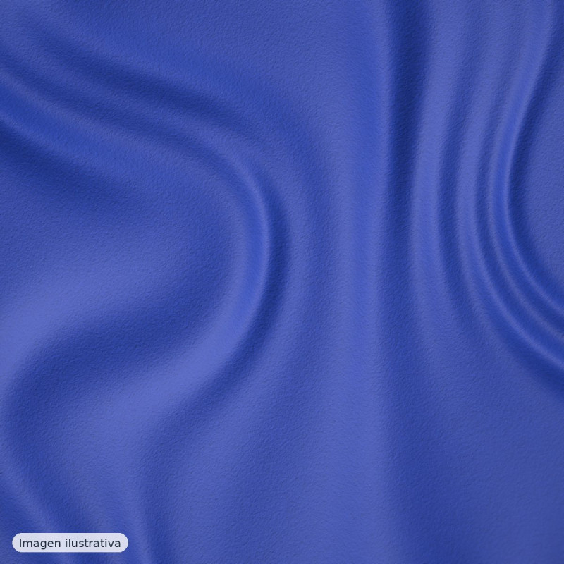 Crep mate azul klein — 100% poliéster