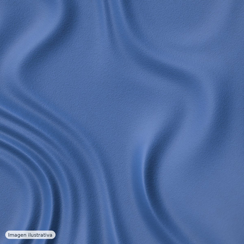 Crep mate azul lavanda — 100% poliéster