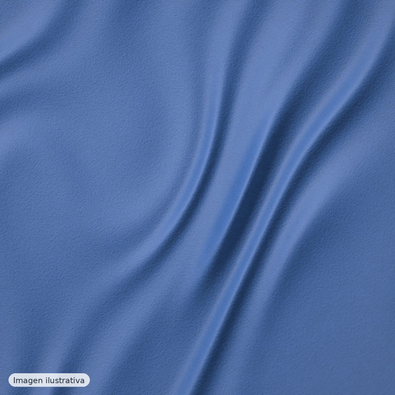 Crep mate color azul Hawai — 100% poliéster