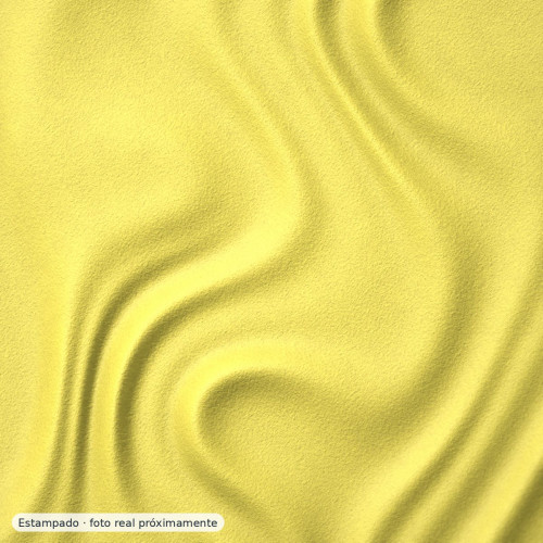 Crep mate color limón — 100% poliéster