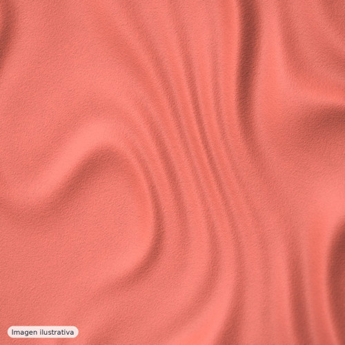 Crep mate coral suave — 100% poliéster Crep mate coral suave — 100% poliéster