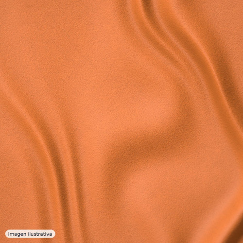 Crep mate naranja coral — 100% poliéster Crep mate naranja coral — 100% poliéster
