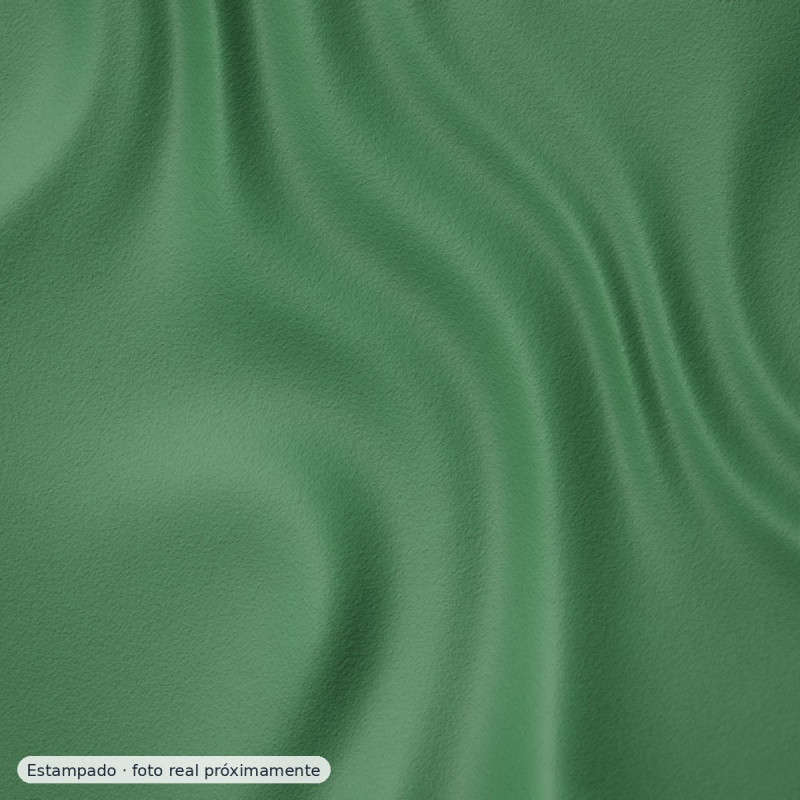 Crep mate verde cactus — 100% poliéster
