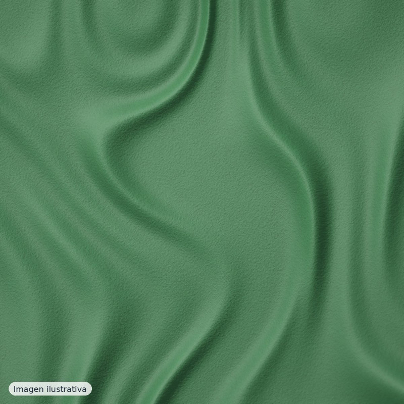 Crep mate verde mar — 100% poliéster