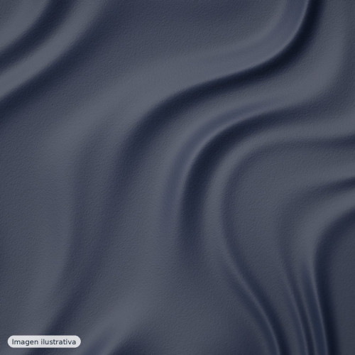 Crepé liso azul marino — 100% poliéster