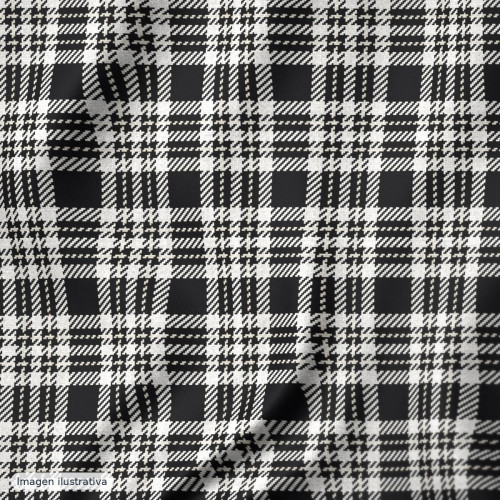 Cuadros ventana luto negro blanco — 65% poliéster
