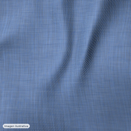 Denim algodón lavado azul claro — 98% algodón