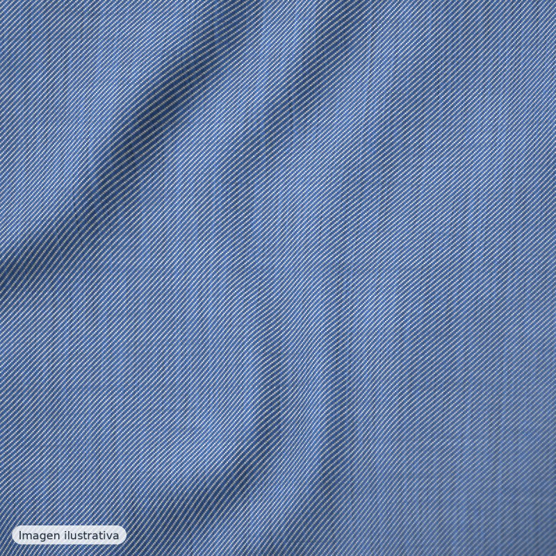 Denim bci poliéster reciclado azul oscuro — 70% algodón