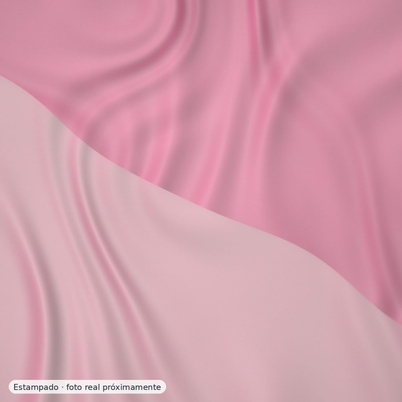 Devoré floral fucsia sobre gasa — 80% viscosa