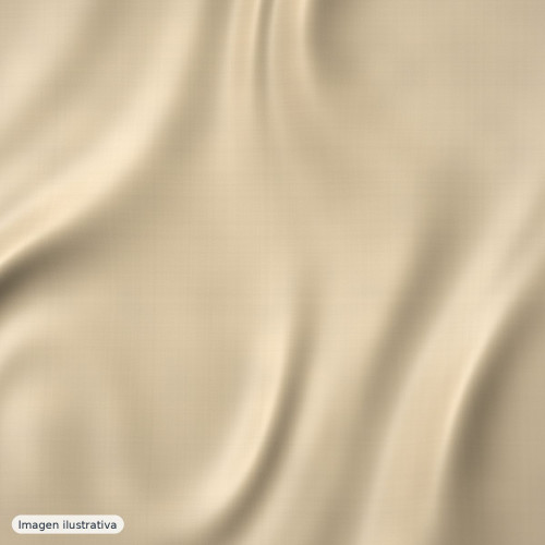 Forro beige elástico — 68% acetato