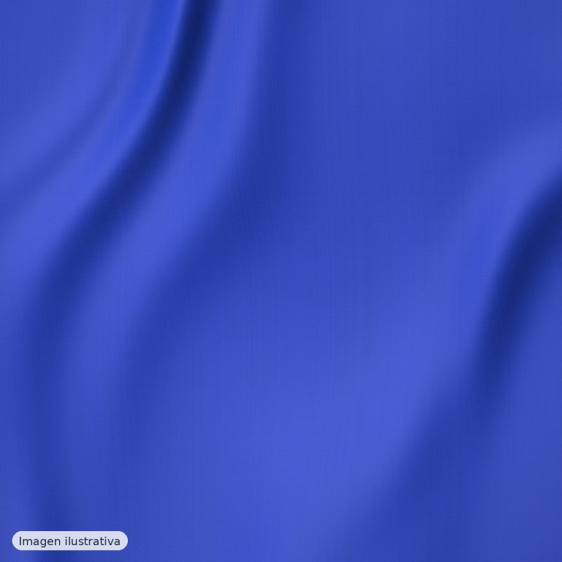 Gabardina elástica lisa azul eléctrico — 97% poliéster