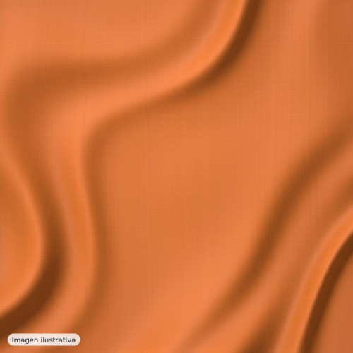 Gabardina elástica lisa naranja melocotón — 97% poliéster