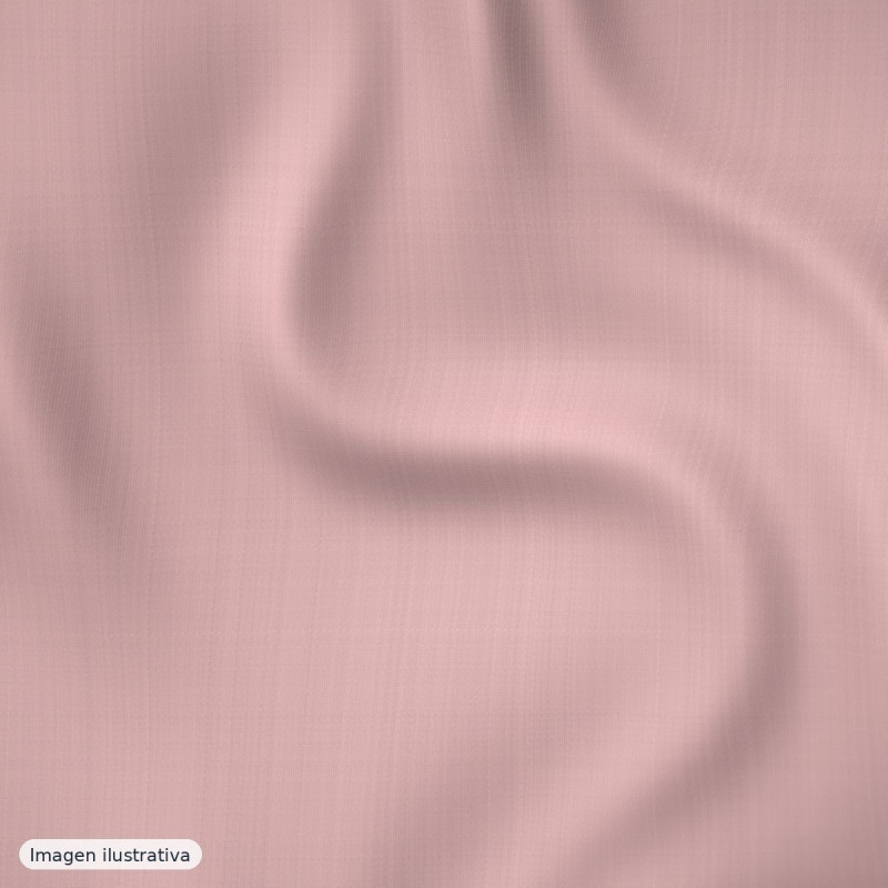 Gabardina elástica lisa rosa empolvado — 97% poliéster