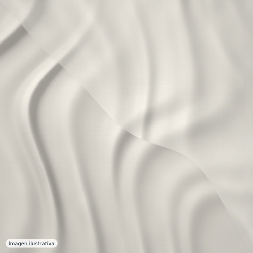 Gasa bámbula blanco roto — 100% poliéster Gasa bámbula blanco roto — 100% poliéster