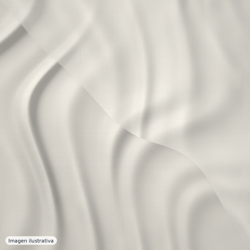 Gasa bámbula blanco roto — 100% poliéster