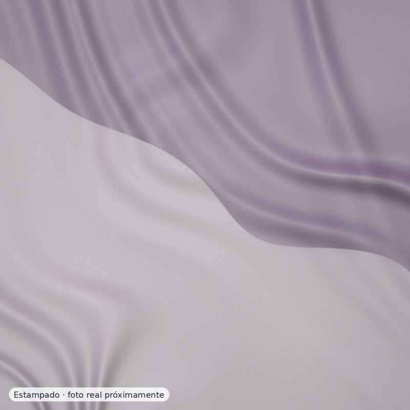 Gasa bámbula geométrico ébano morado — 100% poliéster