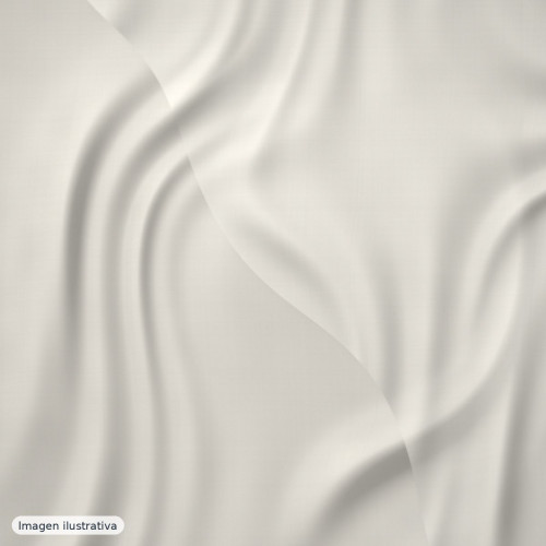 Gasa chiffón y muselina microplisada y drapeada desigual en blanco roto — 100% poliéster Gasa chiffón y muselina microplisada y drapeada desigual en blanco roto — 100% poliéster