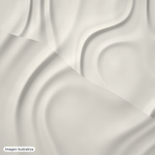Gasa chiffón y muselina microplisada y drapeada lineal en blanco roto — 100% poliéster Gasa chiffón y muselina microplisada y drapeada lineal en blanco roto — 100% poliéster