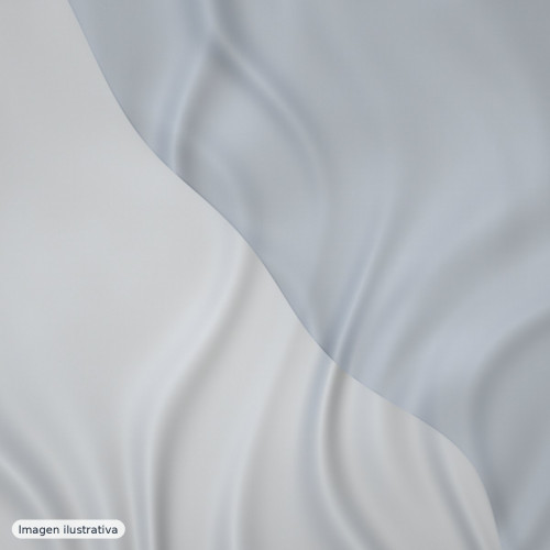 Gasa de seda gris azulado — 100% seda