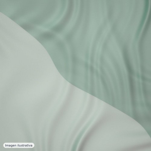 Gasa poliéster verde esmeralda