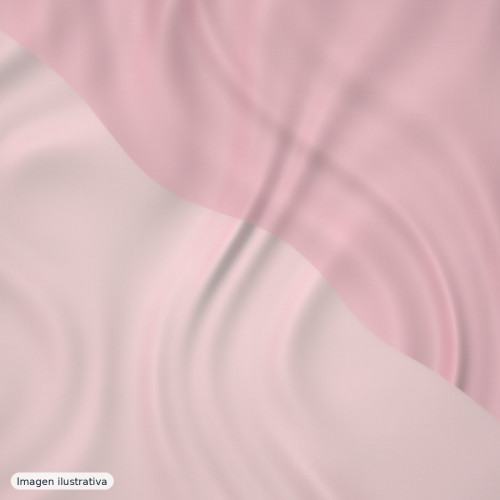 Gasa rosa nude — 100% poliéster Gasa rosa nude — 100% poliéster