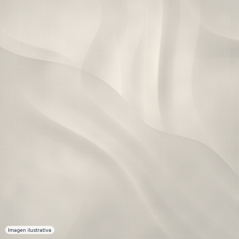 Gazar blanco natural — 100% poliéster