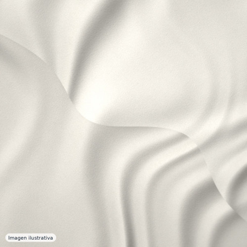 Georgette blanco roto — 100% poliéster Georgette blanco roto — 100% poliéster
