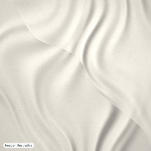 Georgette de seda blanco natural — 100% seda