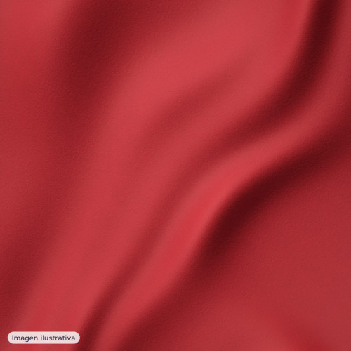 Grueso scuba punto neopreno rojo — 92% poliéster