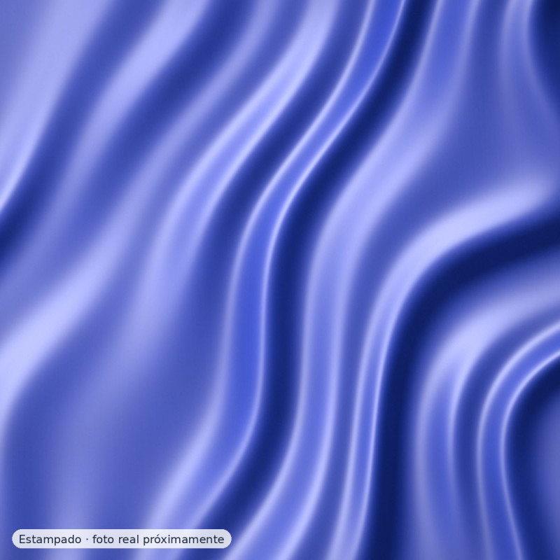 Jacquard cachemir azul eléctrico — 100% poliéster
