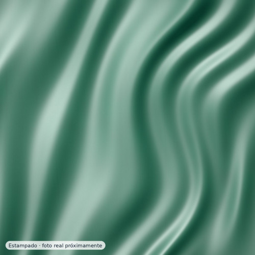 Jacquard cachemir verde esmeralda — 100% poliéster