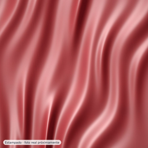 Jacquard rojo con lúrex cachemire dorado — 100% poliéster