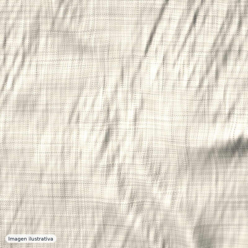 Lino lavado blanco natural — 100% lino