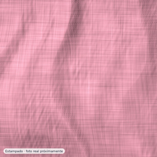 Lino viscosa estampado floral rosa — 70% viscosa Lino viscosa estampado floral rosa — 70% viscosa