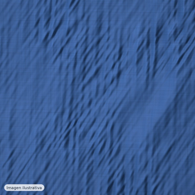 Muselina doble gasa azul — 100% algodón